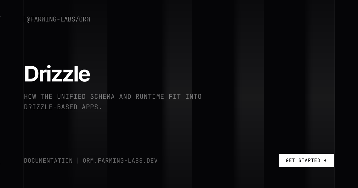 Drizzle - Farming Labs ORM